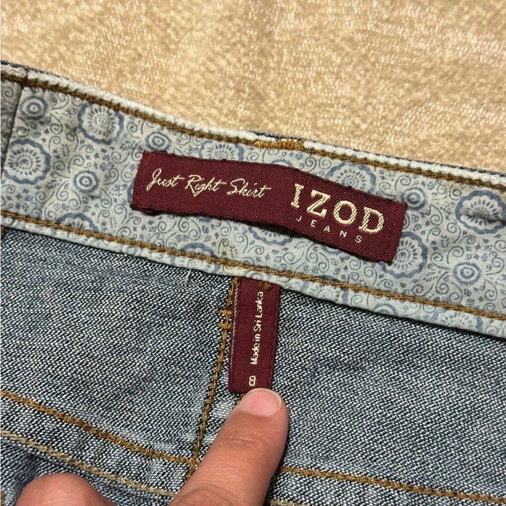Izod Denim Skirt - Picture 4 of 4